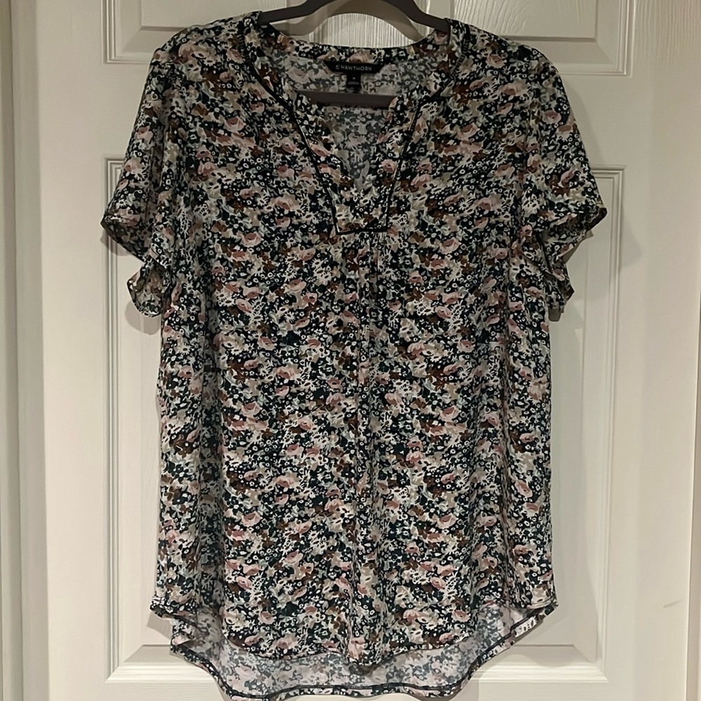 Flowered 41 Hawthorn Blouse